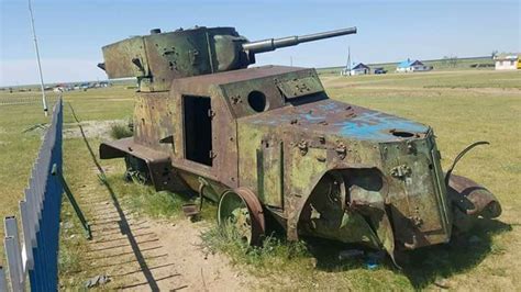 Bmashina “rare Soviet Medium Armored Car Ba 6 In Mongolia Our Days
