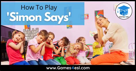 How To Play Simon Says Games4esl