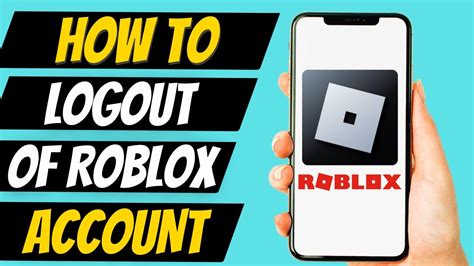 How To Logout Of Roblox Account On Android Youtube