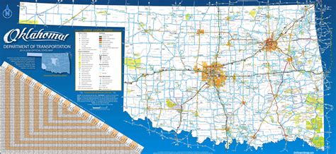 Best Templates Oklahoma County Map With Cities