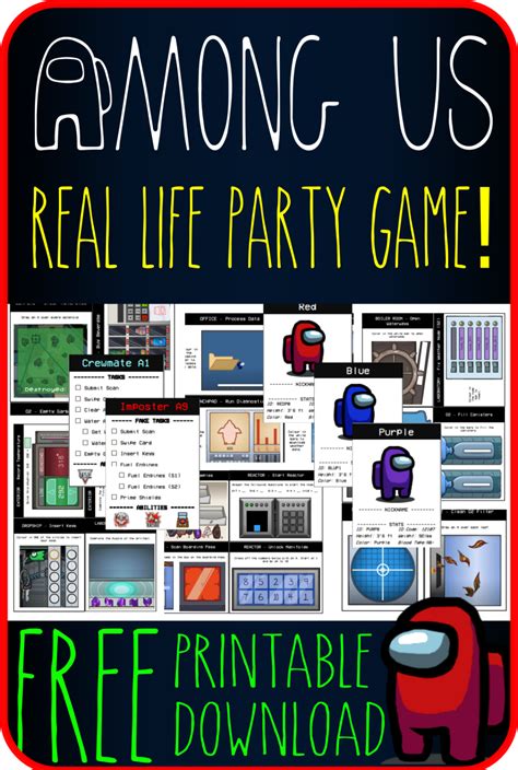 AMONG US IRL PARTY GAME – Dream Theme Parties