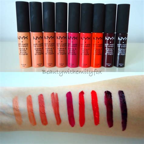 Dior forever couture luminizer swatches. Beautywithemilyfox: NYX Soft Matte Lip Cream: Collection ...