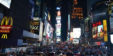 Der Times Square Das Pulsierende Herz Von New York