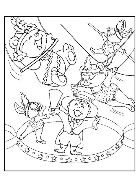 Circus Coloring Pages Coloring Home
