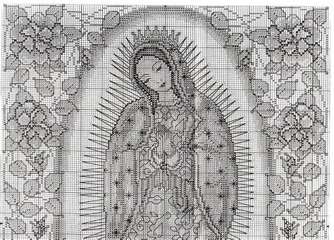 Virgen De Guadalupe Imagenes Religiosas A Punto De Cruz