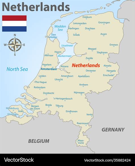 netherlands map