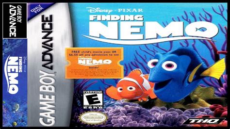 Disney Finding Nemo Gameboy Advance Game