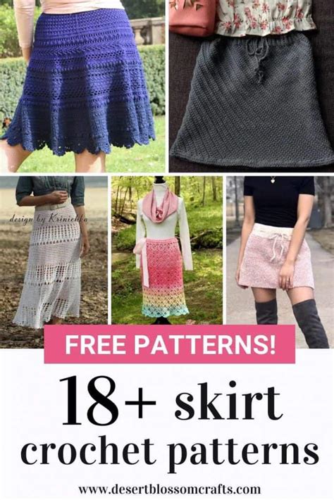 15 Fun Flirty Fabulous Free Crochet Skirt Patterns Vlrengbr