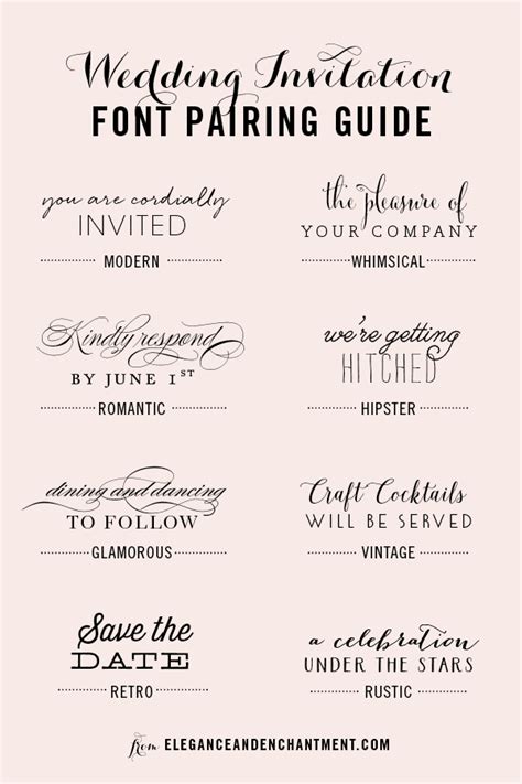 Free fonts for branding, business, blogging and commercial use. Wedding Invitation Font Pairing Guide