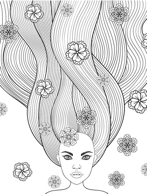 Facebook is showing information to help you better understand the purpose of a page. 10 Crazy Hair Adult Coloring Pages - Page 8 of 12 ...