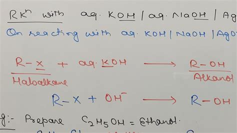 Chemical Properties Of Haloalkane Nucleophilic Substitution Reaction
