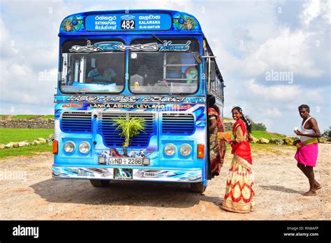 Lanka Ashok Leyland Bus Jaffna Town Jaffna Sri Lanka Stock Photo Alamy