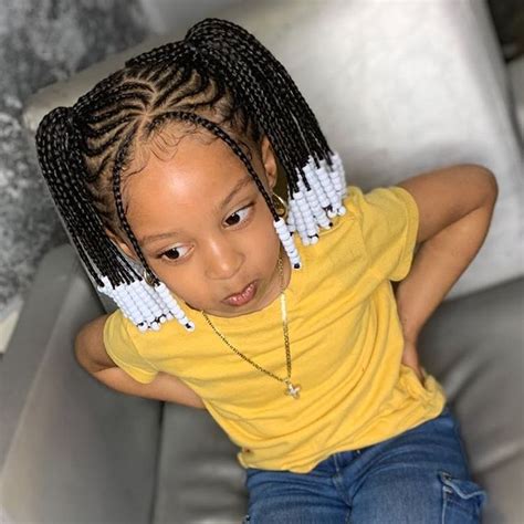 Get this amazing twist out tapered twa natural hair style. Kids 2 Ponytail Braids