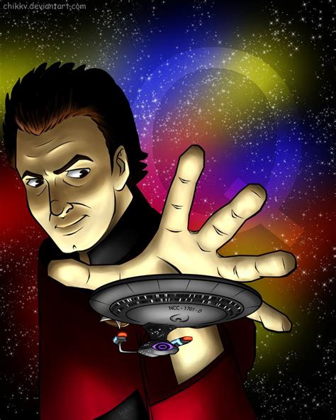 Q By Chikkv On Deviantart Star Trek Art Star Trek Trekkie