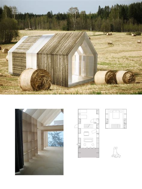 plywood house | designboom.com