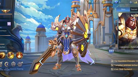 Tigreal Skin Lightborn Langsung Musuhnya Ngak Bisa Kabur Game