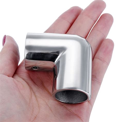 New 90° 2 Way Railing Handrail Pipe Tube Connector Clamp 316 Stainless