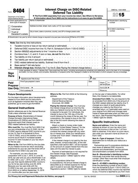 8404 Form Fill Out And Sign Printable Pdf Template Signnow