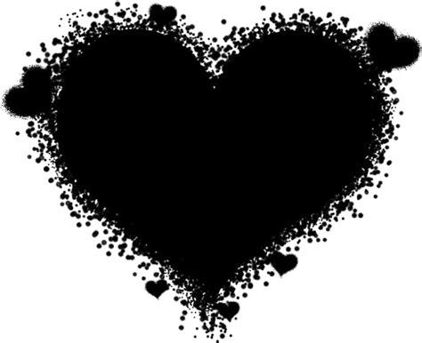 Best 40 Black Heart Png Clipart Hd Background