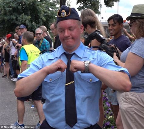 Swedish Policeman Pulls Of Dance Moves During Stockholm Gay Pride