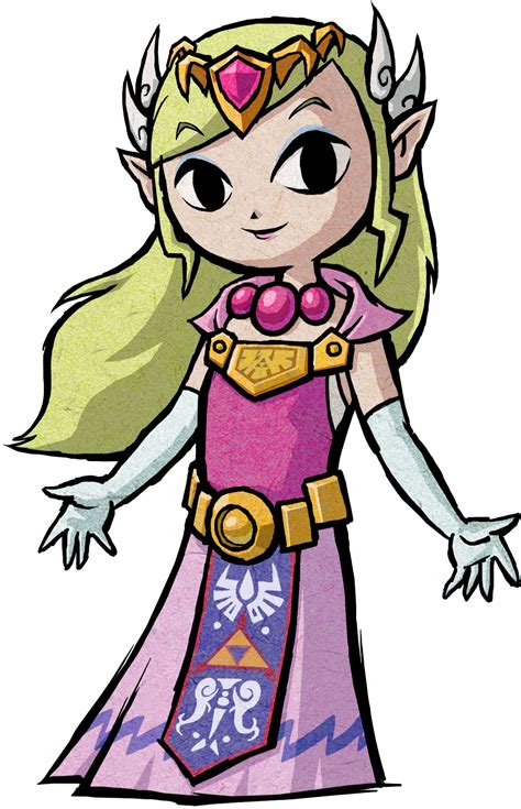 Princess Zelda Design From The Wind Waker Princess Zelda Art