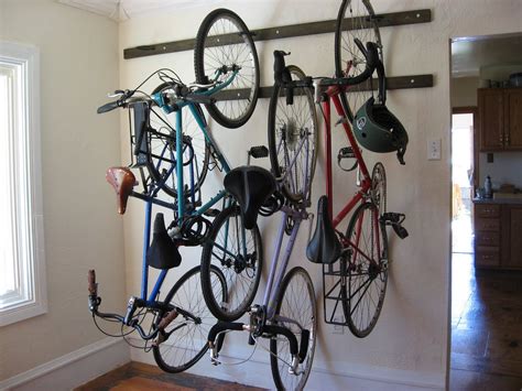 This rack is adjustable, easy to install, and will this list of garage bike racks has been put together to show you the best researched and reviewed garage bike racks to keep your garage. Girl on Bike: Post #100!!! My Brand New, Homemade, Wall ...
