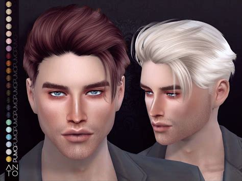 Anto Sims Hair Sims 4 Hair Male Mens Hairstyles