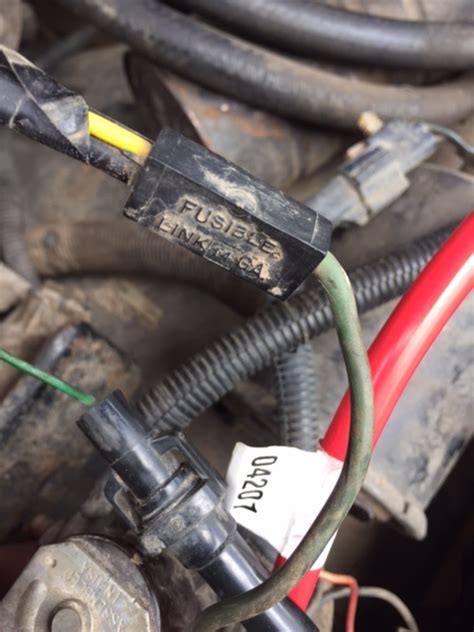 Fusible Link To Alternator Wire Ford Truck Enthusiasts Forums