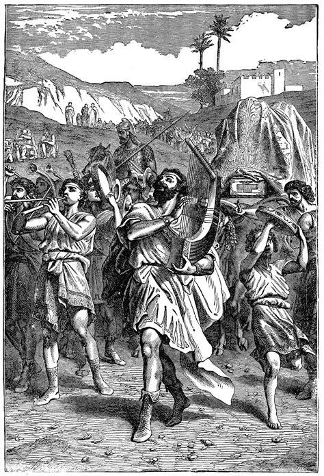 David Bringing the Ark to Jerusalem with Great Rejoicing | ClipArt ETC
