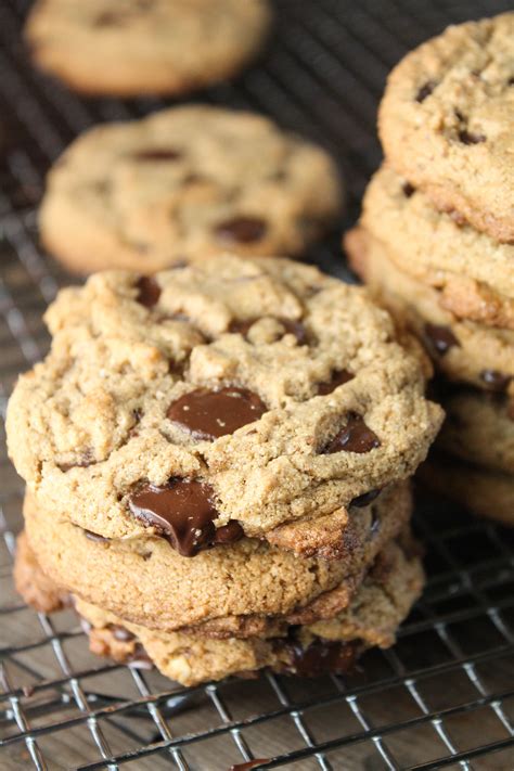 Stir in flour, chocolate chips, and nuts. The Best Paleo Chocolate Chip Cookie - Chewy - Tessa the ...