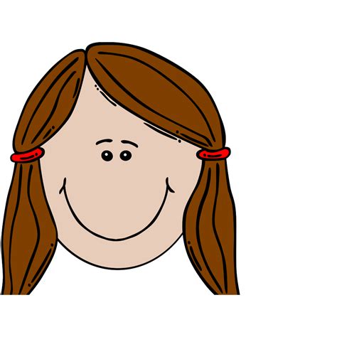 Girl Face Cartoon Png Svg Clip Art For Web Download Clip Art Png