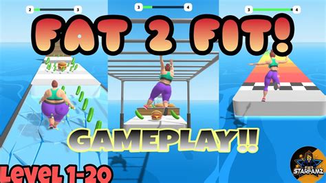 Fat 2 Fit Gameplay Level 1 20 Youtube