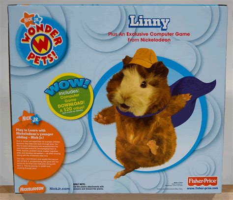 Fisher Price Wonder Pets Linny Plush And Computer Game Guinea Pig Toy New