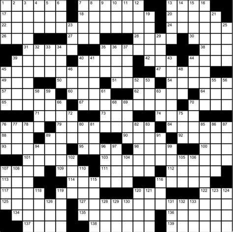 This Weeks Crossword Puzzle Clues