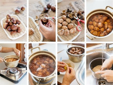 Cook Chestnuts Japanese Way Kuri Gohan Chopstick Chronicles