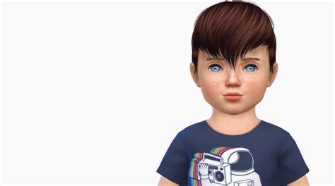 Sims 4 Hairs Simiracle Anto`s Scream Hair Retextured For Toddlers