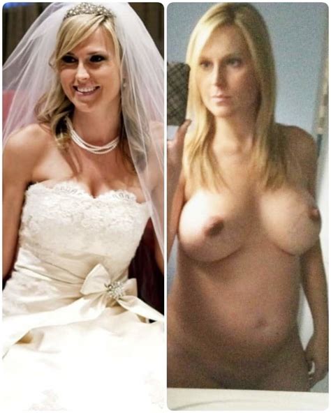 Wedding Day Brides Dressed Undressed On Off Before After Beautiful Porn Photos