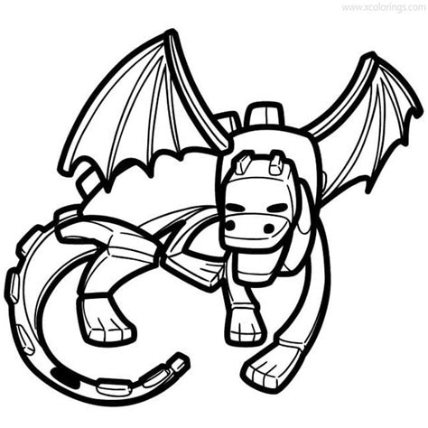 Ender Dragon Colouring Pages Free Ender Dragon Coloring Pages Portal