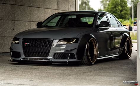 Stanced Audi A4 Dtm B8 Cartuning Best Car Tuning Photos From All