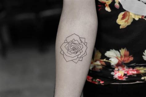 Aggregate More Than 82 Geometric Rose Tattoo Thtantai2