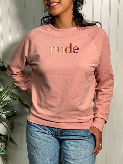 Nude Tone Sweatshirt Unisex Sweatshirts Makeup Palette Etsy