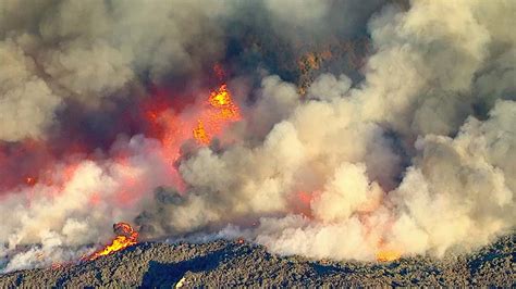 holy fire continues to rage near trabuco canyon burns 4 129 acres with 5 percent containment