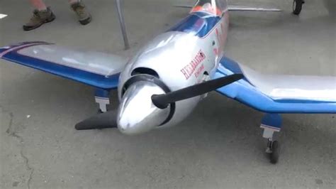 Large Rc Model Airplanes With Piston Engines Youtube