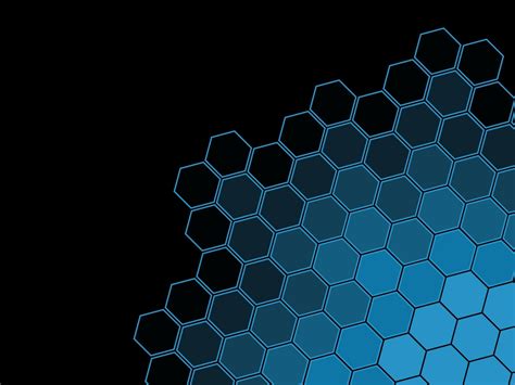 2732x2048 Resolution Black Blue Hexagon Pattern 2732x2048 Resolution