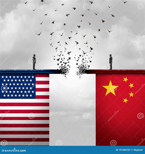 China Us Conflict Stock Illustration Illustration Of Global 191068707