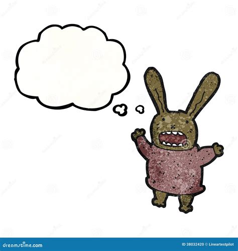 Cartoon Brown Bunny Vector Illustration 38032420