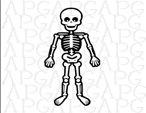 Skeleton Svg File Halloween Skeleton Svg Halloween Svg Skeleton