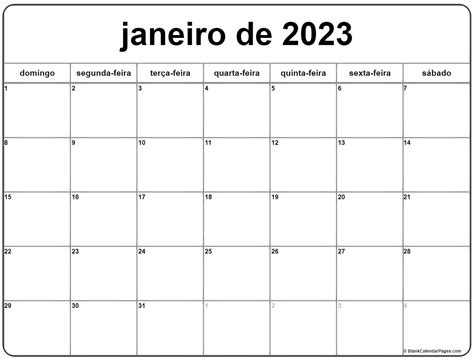 Calendario De Janeiro 2023 Imprimir Calendario 2024 E