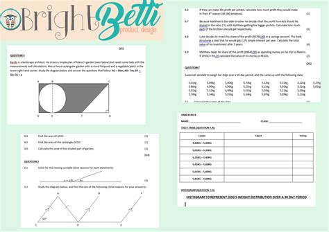 Grade 8 Mathematics Final Exam Pdf Non Edit Teacha