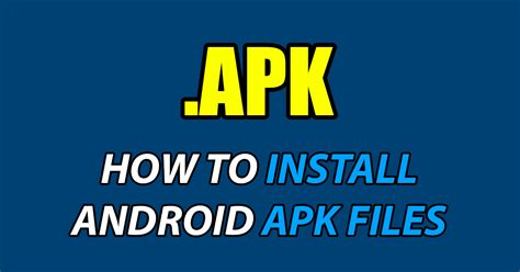 How to install games & apps from apk, apks & obb files. How To Install APK files on Android